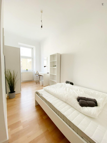 Inviting double bedroom in the Brigittenau district