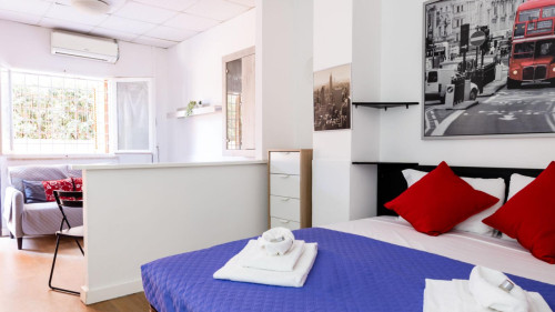 Welcoming studio in the Ardeatino quarter