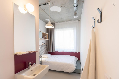 Homely single bedroom in a shared flat in a residence, in Noisy-le-Grand