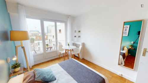 Pleasant double bedroom close to Chevaleret metro station