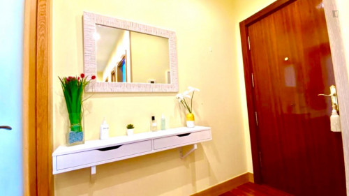 Double bedroom in 5-bedroom apartment near San Mamés metro station