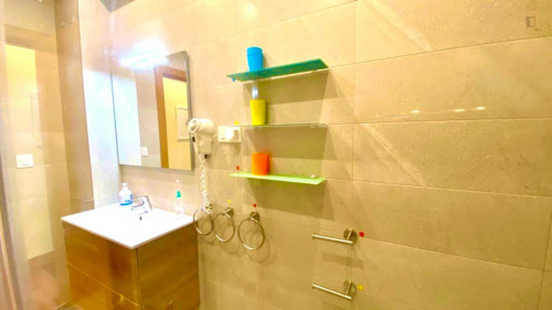 Double bedroom in 5-bedroom apartment near San Mamés metro station
