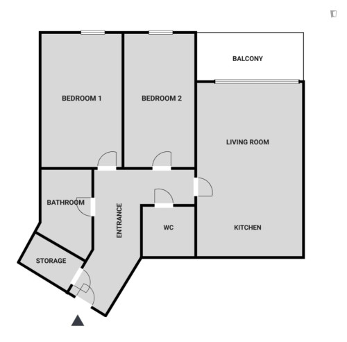 Welcoming 2-bedroom flat in Donaustadt