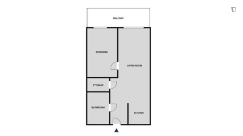 Cozy 1-bedroom flat near the Zippererstraße subway station