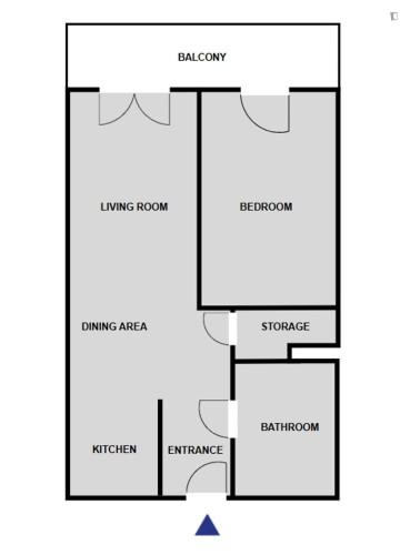 Nice 1-bedroom flat in Erdberg