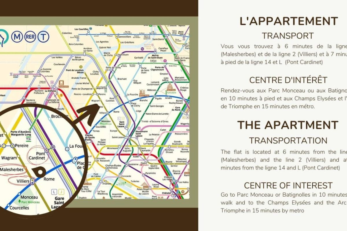  Charming Studio With AC Near Champs-Élysées In Paris 17th  -  Charming Studio with AC near Champs-Élysées in Paris 17th  - Gallery -  2