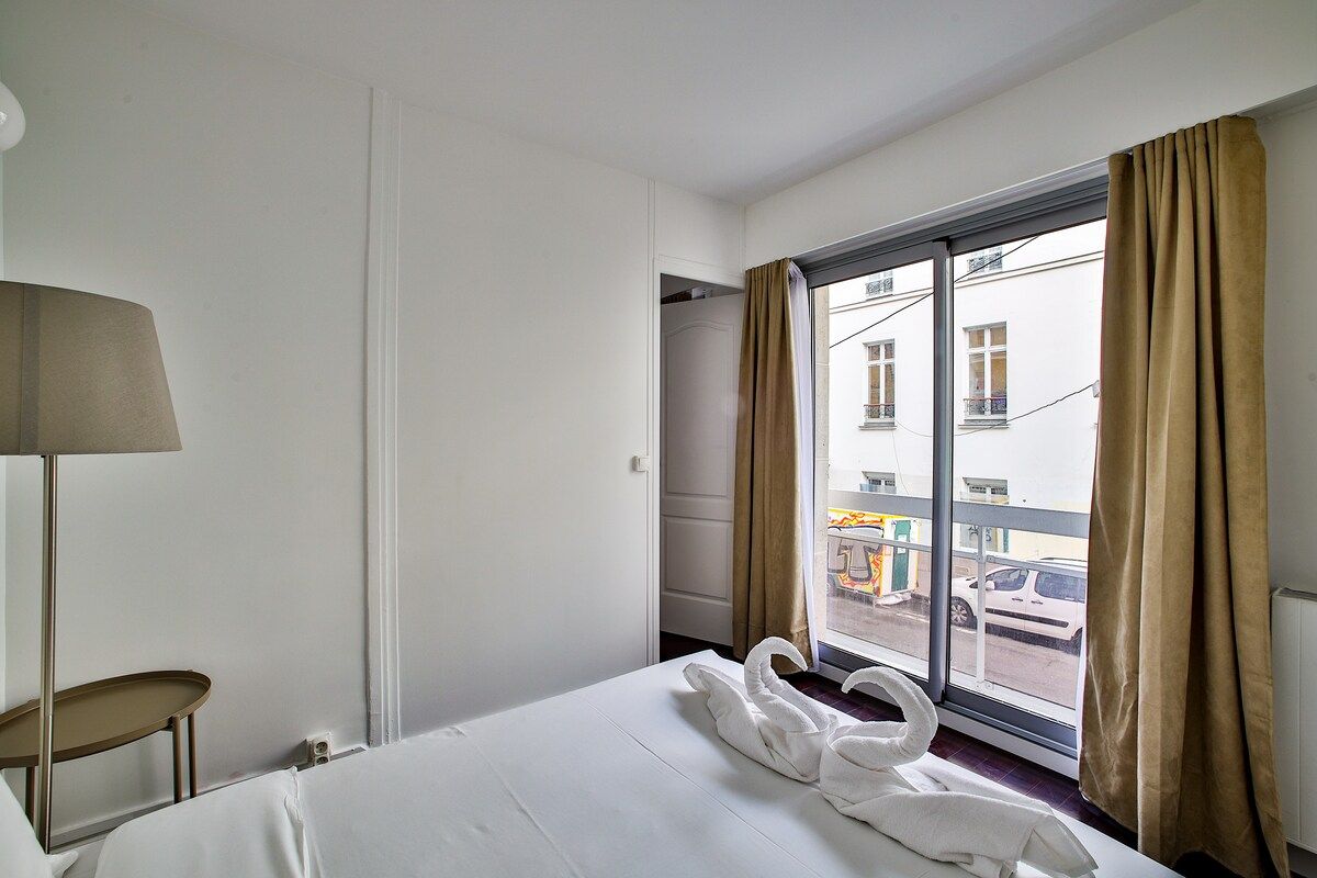  Spacious 1BR Apartment For 4 With AC In The 11th Arrondissement  -  Spacious 1BR Apartment for 4 with AC in the 11th Arrondissement  - Gallery -  5