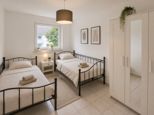 3-room apartment in Münster, 4 separate beds