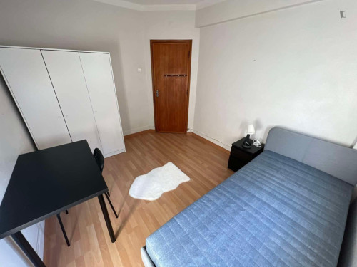 Comfortable bedroom in a 4-bedroom flat