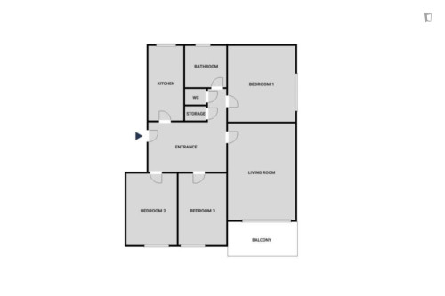 Lovely 3-bedroom flat in Breitensee