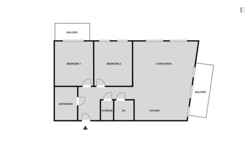 Charming 2-bedroom flat in Donaustadt