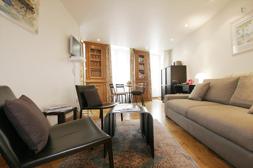 Elegant studio near Mutualité metro station