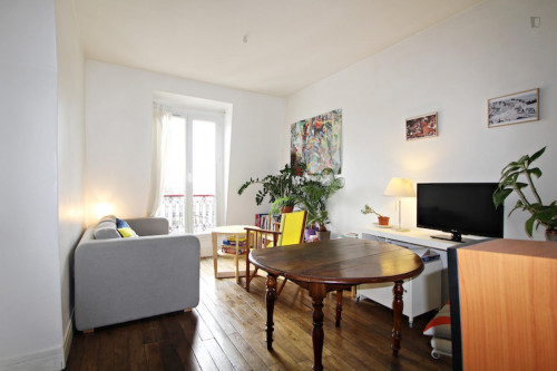 Comfortable 1-bedroom apartment in the 18e-Montmartre neighbourhood