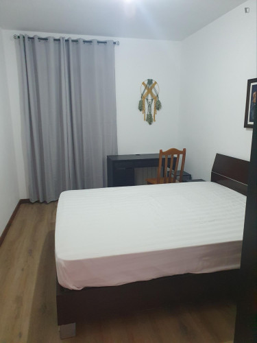 Pleasant bedroom in a 3-bedroom flat