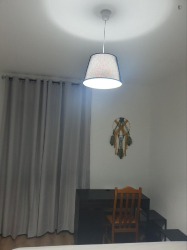 Pleasant bedroom in a 3-bedroom flat