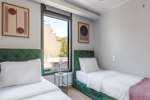 Welcoming 2-bedroom apartment near the Athens Concert Hall