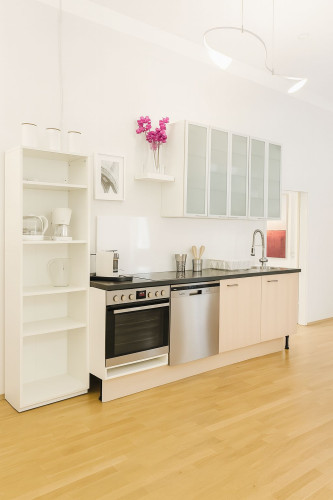 Stilvoll möblierte 8-Zimmer-Wohnung in zentraler Lage - ideal für große Teams oder Wohngemeinschaften