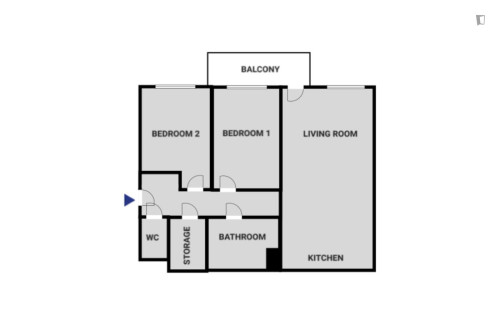 Bright 2-bedroom flat in the Brigittenau district