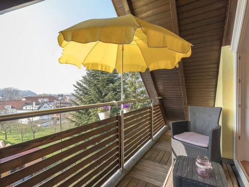 Fully furnished apartment with south balcony above the rooftops of Uhldingen