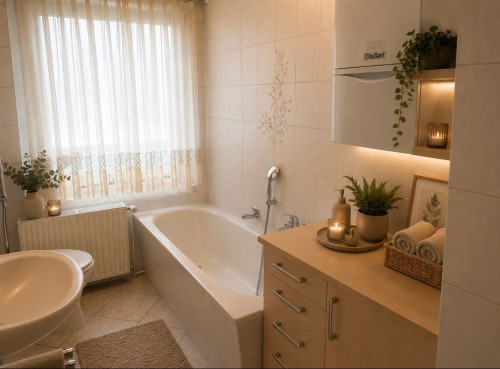 Sunny, central and quiet 3-room apartment