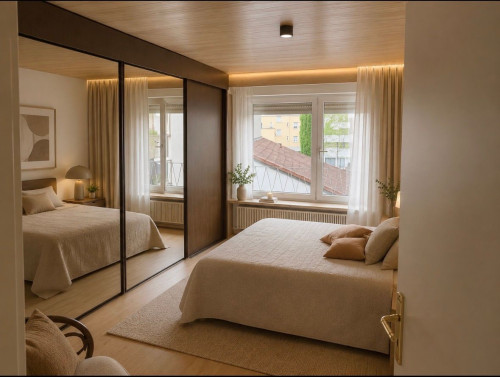 Sunny, central and quiet 3-room apartment
