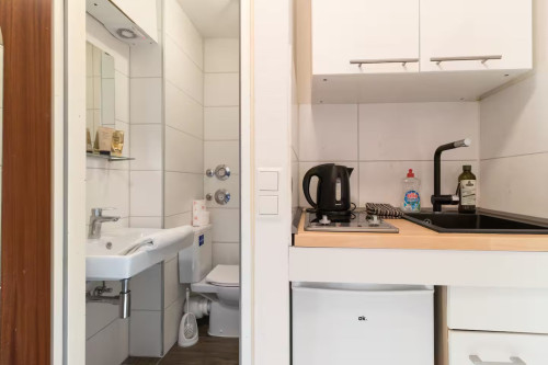 Simple and central studio in Mannheim