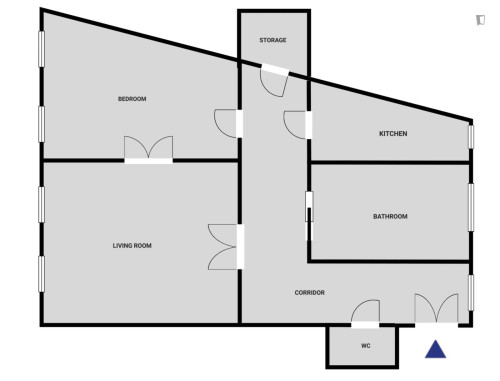 Welcoming 1-bedroom flat near the University of Technology