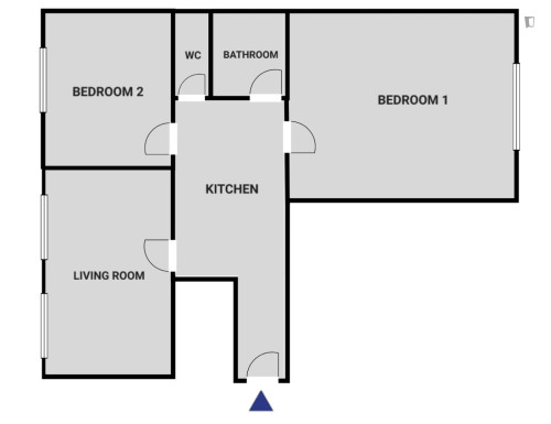 Welcoming 2-bedroom flat near the Dresdner Straße subway station