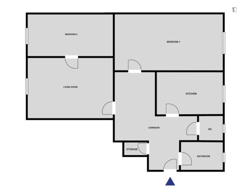 Nice 2-bedroom flat near the Central European University