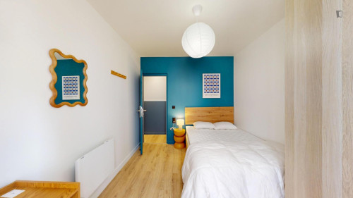 Nice double bedroom close to the Belleville subway station - Gallery - 18