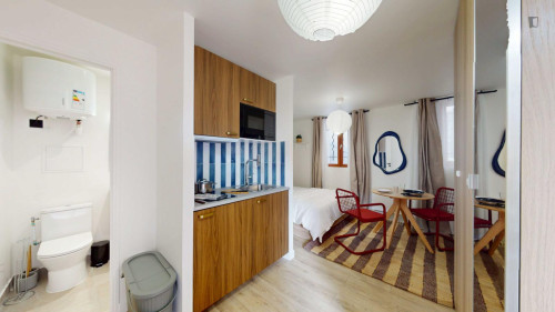 Cozy studio near the Belleville subway station - Gallery - 11