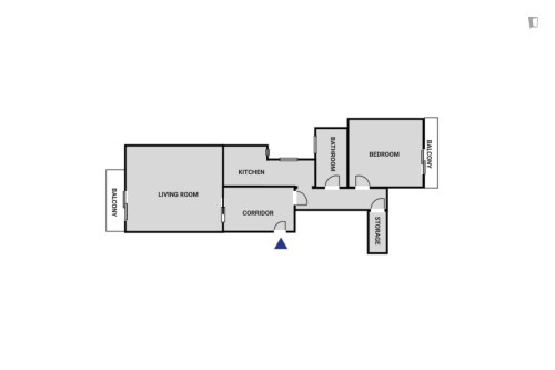 Inviting 1-bedroom flat near the Megaro Moussikis subway station