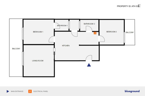 Welcoming 2-bedroom flat near the The Business College of Athens