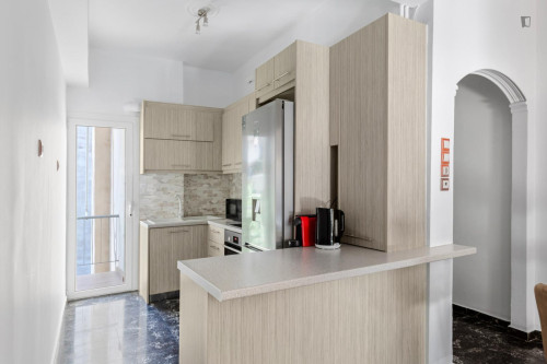 Bright 2-bedroom flat near the Business College of Athens