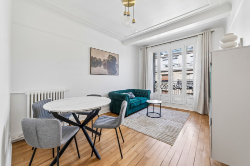 Elegant 1-bedroom apartment with balcony on a high floor, newly renovated in the Heart of Auteuil Village (Metro Line 9) - Gallery - 10