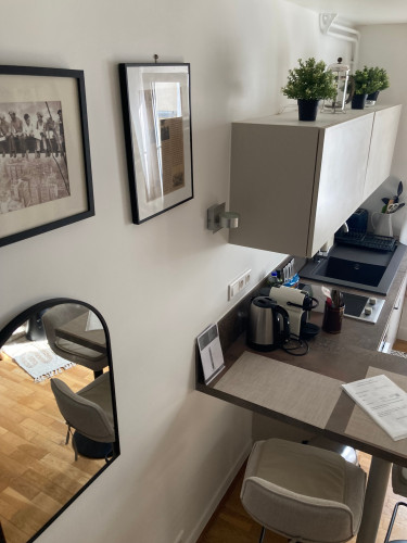 Quiet psy duplex apartment in the center of Paris