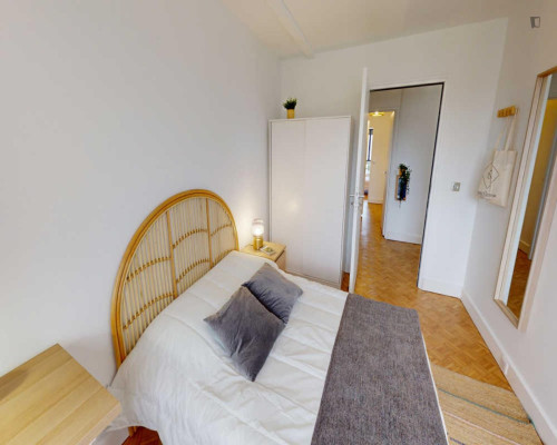 Attractive double bedroom in 15th arrondissement