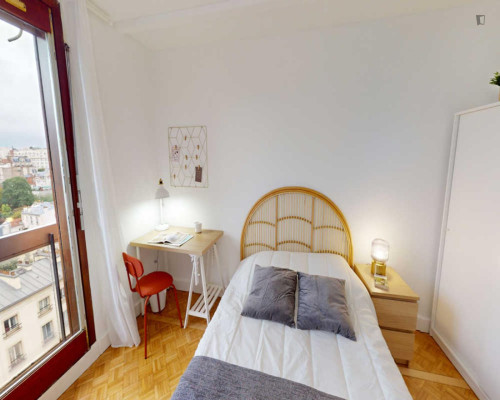 Attractive double bedroom in 15th arrondissement