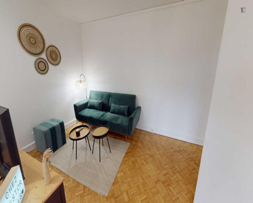 Appealing double bedroom in 15th arrondissement