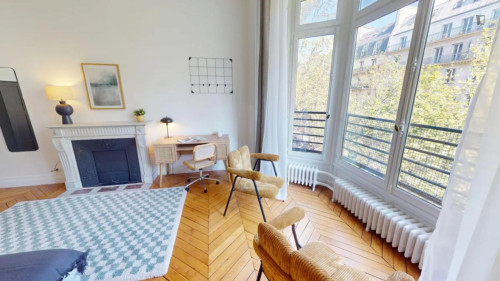 Elegant double bedroom in Plaine-Monceau - Gallery - 24