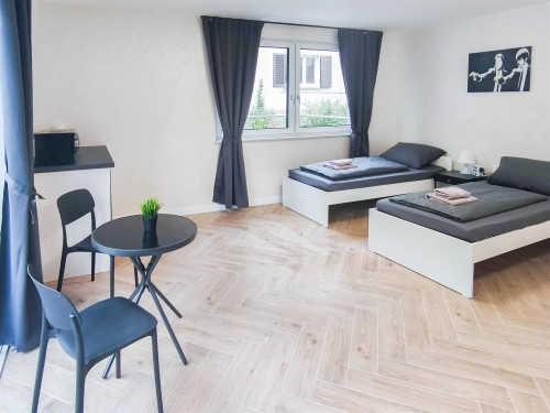ALFA Stuttgart double room kitchenette terrace shared bathroom near Porsche & Bosch - Gallery - 6