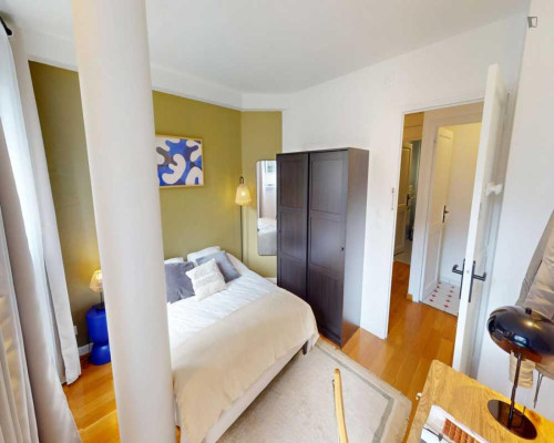 Very comfy double bedroom in Beaugrenelle