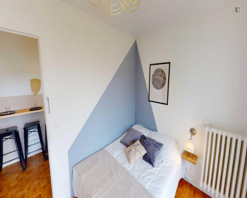 Welcoming double bedroom in 12th arrondissement