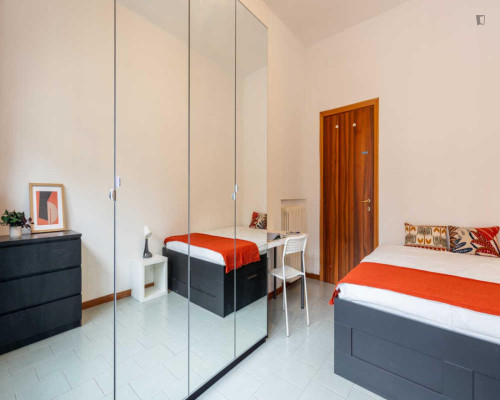 Inviting double bedroom near the LUM School of Management