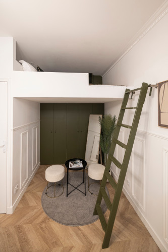 Pigalle · Design Studio with Loft Bed Métro 1mn - Gallery - 6