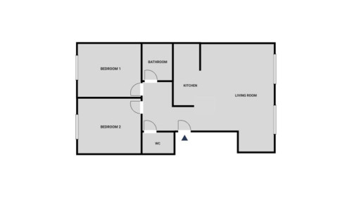 Stylish 2-Bedroom Apartment in Batignolles, Paris