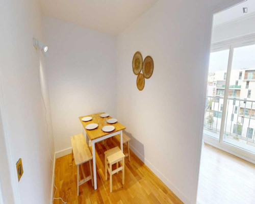 Spacious double bedroom in the Beaugrenelle district - Gallery - 9
