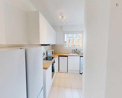 Spacious double bedroom in the Beaugrenelle district - Gallery - 7