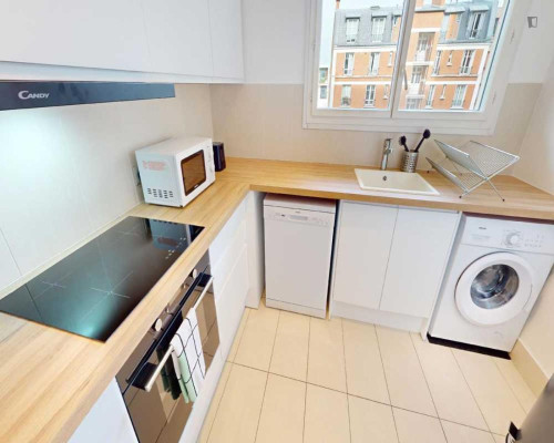 Spacious double bedroom in the Beaugrenelle district - Gallery - 8