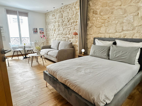 Charming Studio with Sleeping Area – Champs-Élysées / Golden Triangle - Gallery - 12